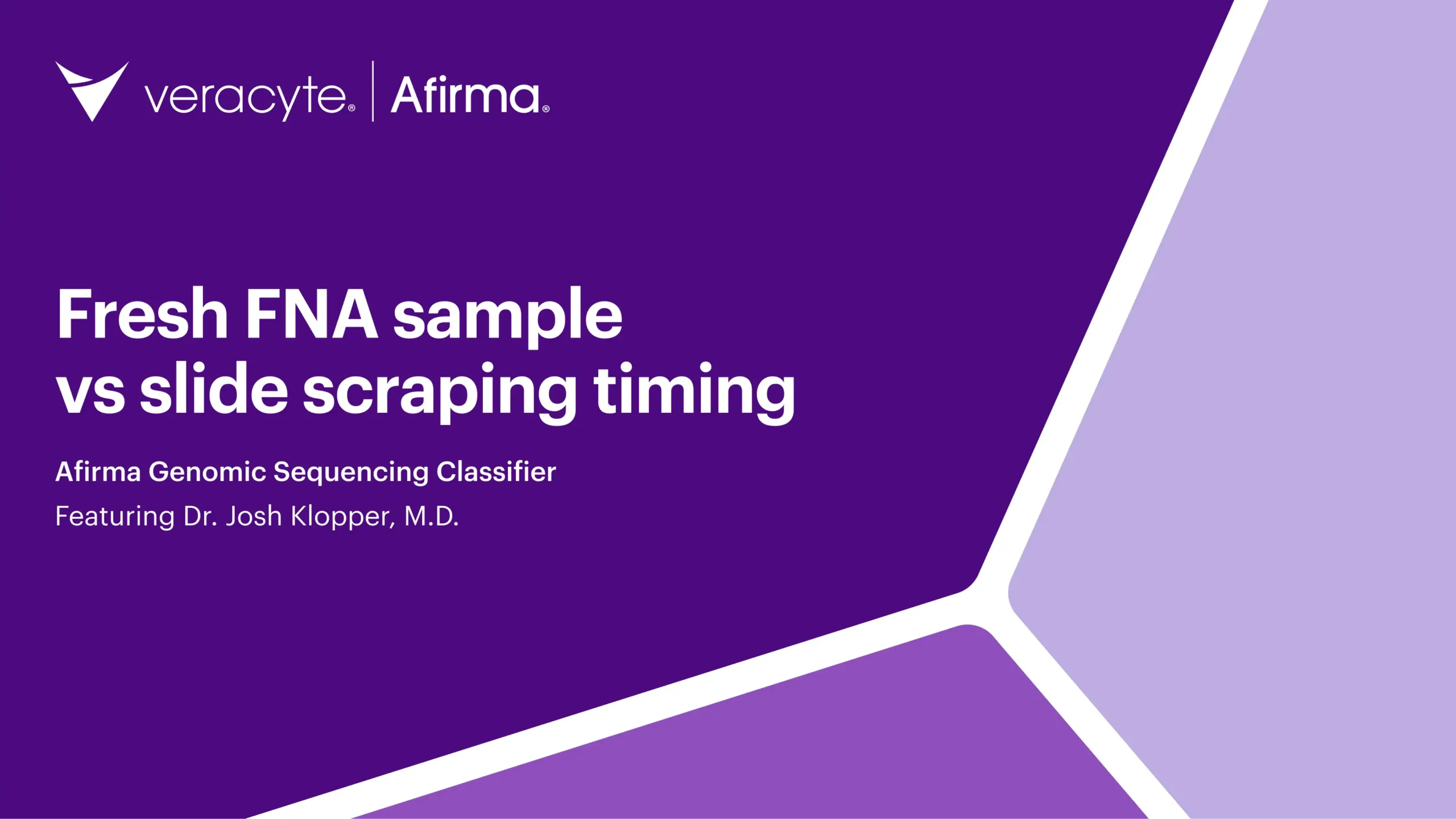 fresh fna sample vs slide scaping timing afirma video thumbnail