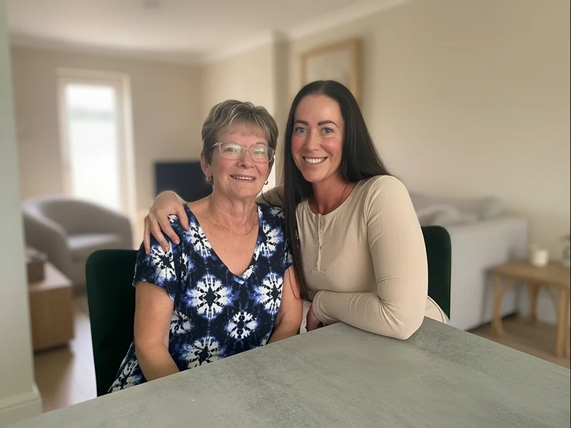 patient with daughter